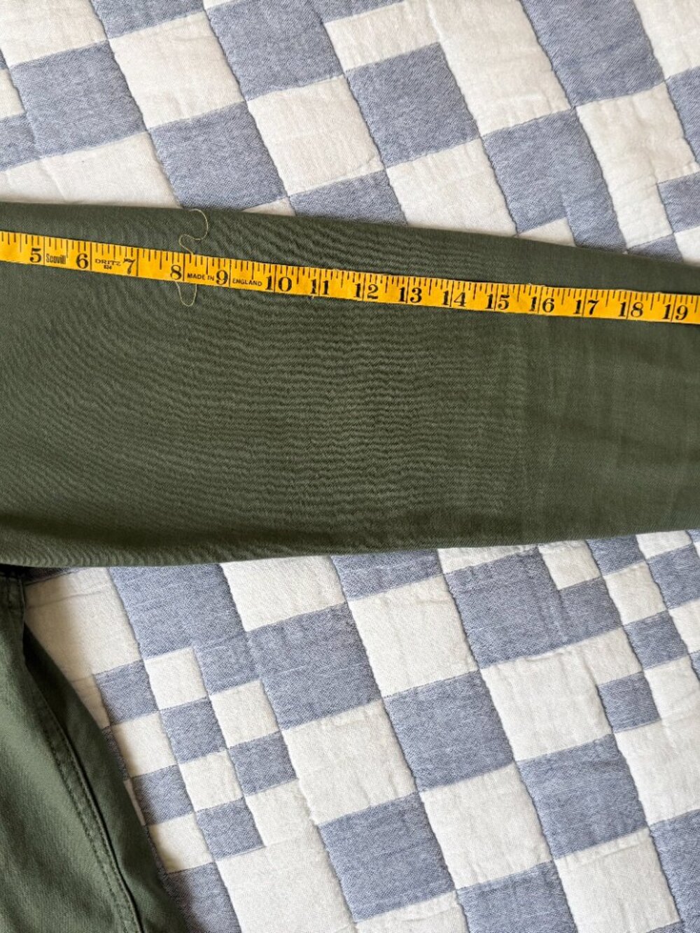 Engineered Garments Men's Workaday Utility Jacket, Olive, Size Medium - Picture 6 of 9